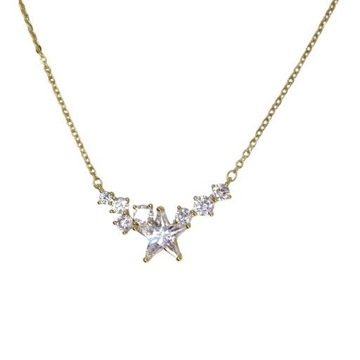 [2110701225997] 14K GOLD PLATED NECKLACE