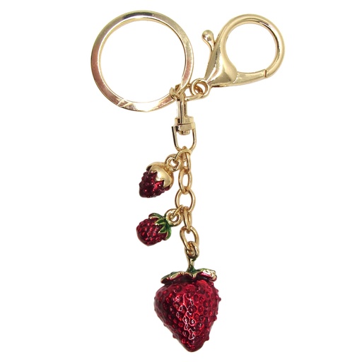[2140301231609] KEYRING STRAWBERRY