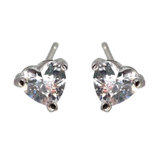 [2100701240854] RHODIUM PLATED EARRINGS