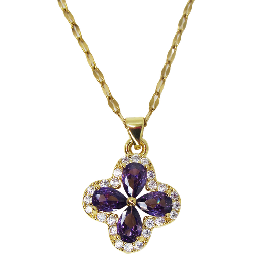 [2110701241379] GOLD PLATED NECKLACE