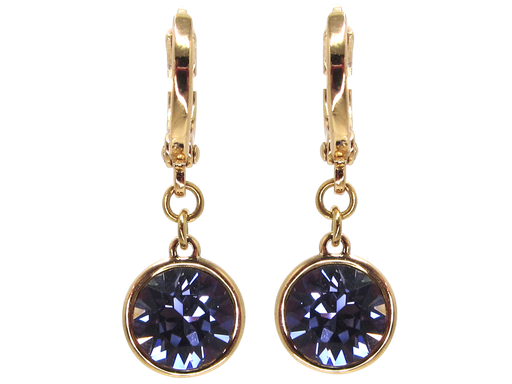 [2100701241653] 18K GOLD PLATED SWAROVSKI EARRINGS