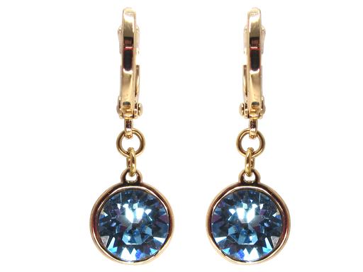 [2100701241660] 18K GOLD PLATED SWAROVSKI EARRINGS