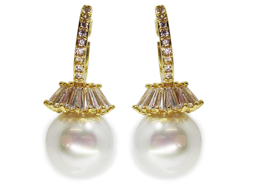 [2100701246108] 14K GOLD PLATED EARRINGS