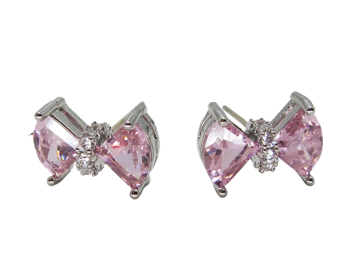 [2100701247884] RHODIUM PLATED EARRINGS