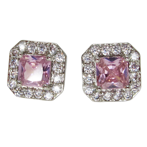 [2100701261156] RHODIUM PLATED EARRINGS
