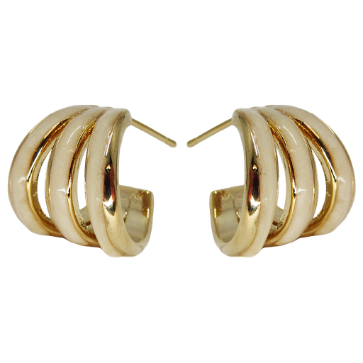 [2100701263419] GOLD PLATED EARRINGS
