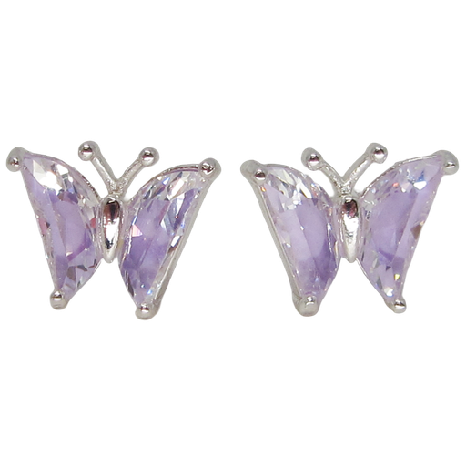 [2100701264256] RHODIUM PLATED EARRINGS