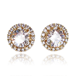 [2100700141152] 18K GOLD PLATED EARRINGS