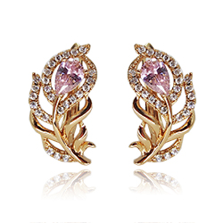 [2100700151670] 18K GOLD PLATED EARRINGS