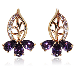 [2100700193182] 18K GOLD PLATED EARRINGS