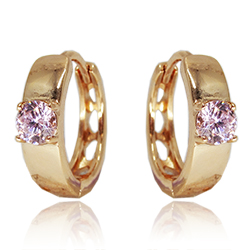 [2100700193632] 18K GOLD PLATED EARRINGS