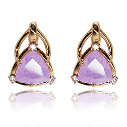 [2100700193946] 18K GOLD PLATED EARRINGS