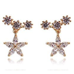 [210070019462] 18K GOLD PLATED EARRINGS