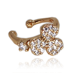 [2100700196152] 18K KULLAGA KAETUD KÕRVA CUFF