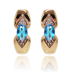 [2100700199986] 18K GOLD PLATED EARRINGS