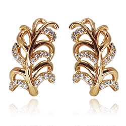 [2100700200002] 18K GOLD PLATED EARRINGS