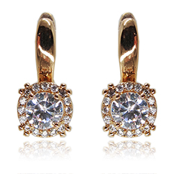 [210070020024] 18K GOLD PLATED EARRINGS    