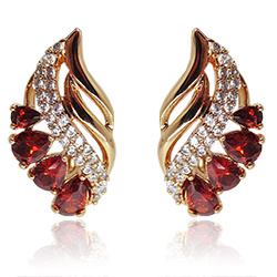 [2100700200620] 18K GOLD PLATED EARRINGS
