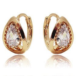 [210070020116] 18K GOLD PLATED EARRINGS
