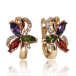 [2100700201306] 18K GOLD PLATED EARRINGS