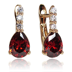[2100700201474] 18K GOLD PLATED EARRINGS