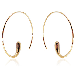 [210070020178] 18K GOLD PLATED EARRINGS   