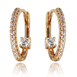 [210070020185] 18K GOLD PLATED EARRINGS    