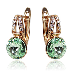 [2100700236988] 18K GOLD PLATED EARRINGS