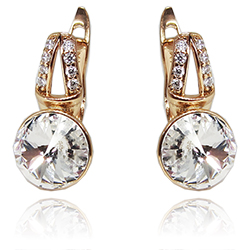 [2100700238104] 18K GOLD PLATED EARRINGS
