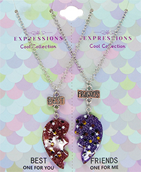 [2110300045422] BEST FRIENDS NECKLACE   