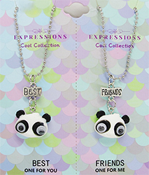 [2110300045668] BEST FRIENDS NECKLACES "PANDA"
