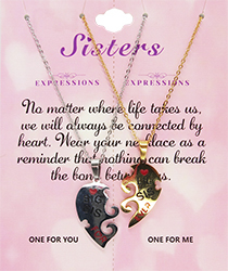 [2110300045804] "SISTERS" NECKLACES