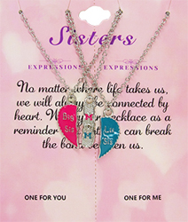 [2110300046412] BEST FRIENDS NECKLACE      