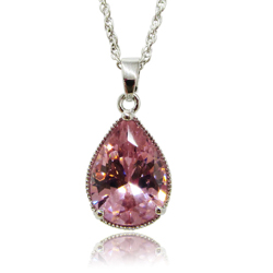 [211070002713] 18K WHITE GOLD PLATED NECKLACE