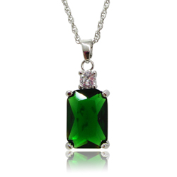 [2110700027370] 18K WHITE GOLD PLATED NECKLACE