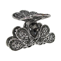 [2150800064714] HAIR CLAMP WITH STONE