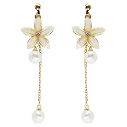 [2100100023256] CLIP EARRINGS